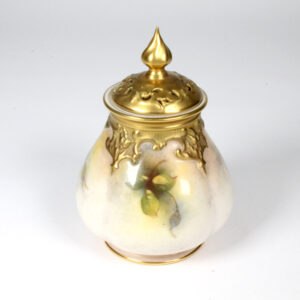 Royal Worcester Rose Painted Vase