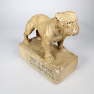 Rare Bulldog Guiness Plaster Advertising Figure 1930/40s