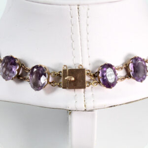 Antique 9ct Amethyst Collar 03